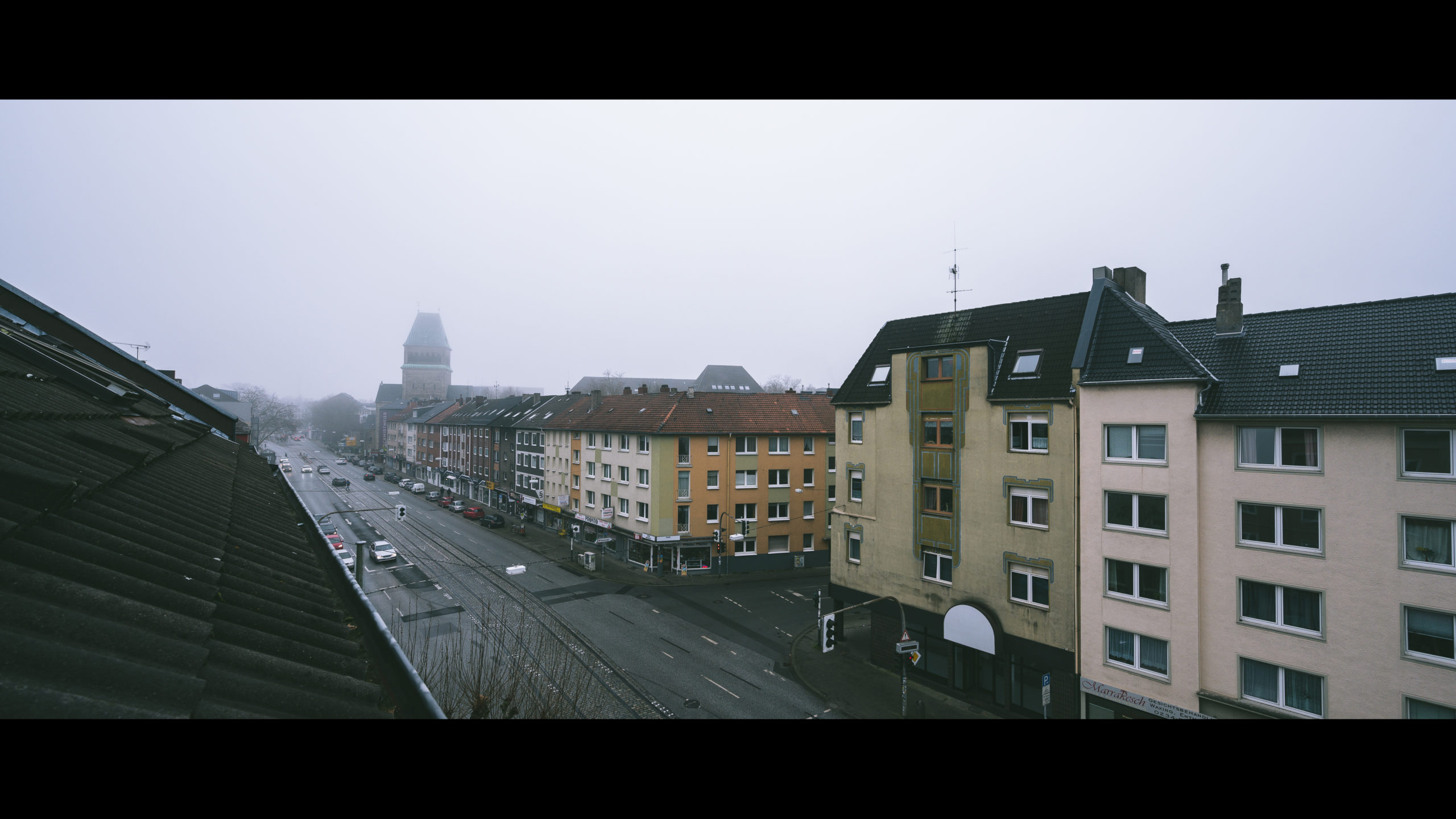 Der morgendliche Blick aus dem Schlafzimmerfenster