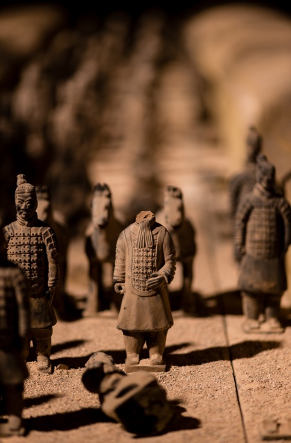 Terrakotta Soldaten in klein